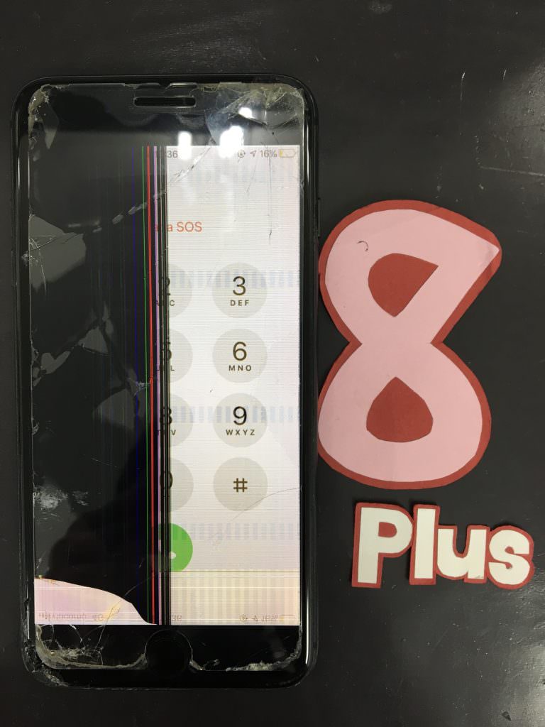 iPhone 8Plus 画面交換前