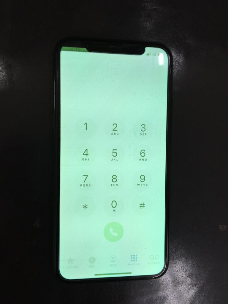 iPhone X 画面交換修理 iPhone修理前