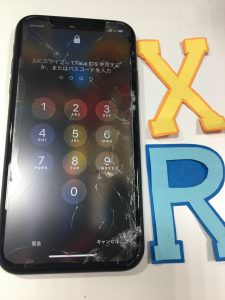 iPhone XR/画面交換修理前