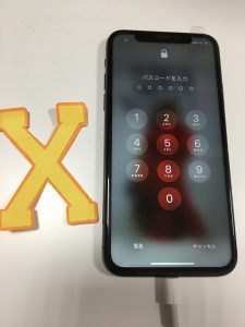 iPhone X/画面交換修理後
