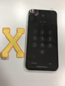 iPhone X/ 画面交換修理後