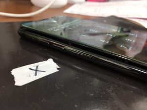 iPhoneX/バッテリー交換修理前 スマホスピタル熊本下通店