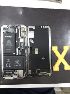 iPhoneX/画面交換修理前 スマホスピタル熊本下通店
