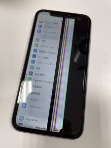 iPhone11の画面交換