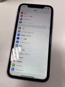 iPhone11の画面交換