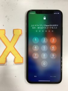 iPhoneX 画面割れ ガラス割れ 画面交換