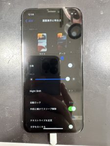 iPhoneX　修理後（前面）