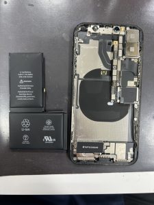 iPhoneX バッテリー膨張　バッテリー交換