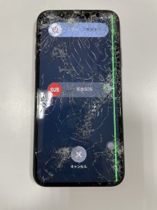 iPhoneX 画面割れ タッチ 画面交換