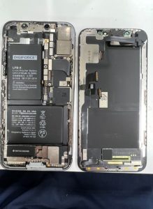 iPhoneX 画面交換修理 画面割れ スマホスピタル熊本下通店