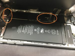 iPhoneSE2 画面割れ ガラス割れ 画面交換 最大容量 電池 バッテリー交換