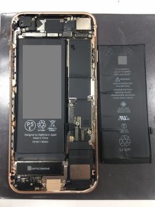 iPhone8 バッテリー スマホスピタル熊本下通店 修理