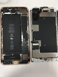 iPhone8 画面割れ 分解 取り外し スマホスピタル熊本下通店