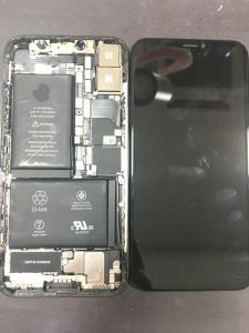 iPhoneX　画面交換修理　スマホスピタル熊本下通店