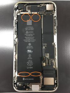 iphone8 バッテリー