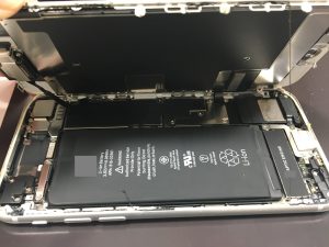 iPhone8 画面展開 バッテリー交換