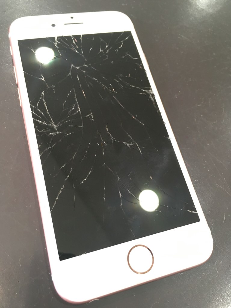 画面割れ iPhone6S before スマホスピタル鹿児島