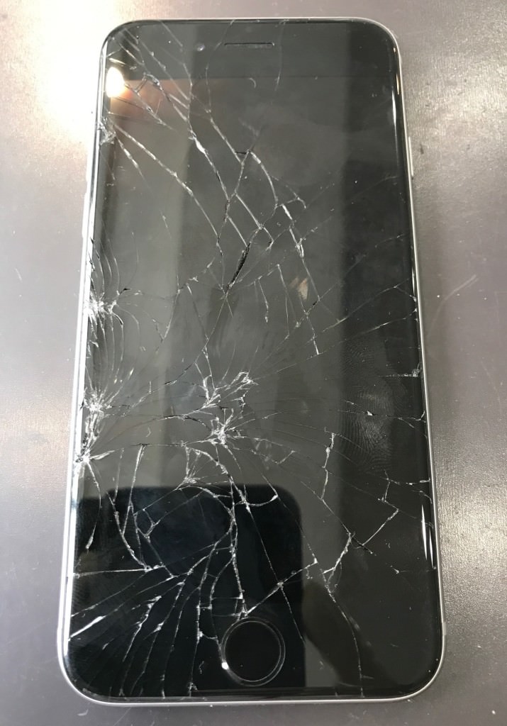 画面割れ iPhone6S before スマホスピタル鹿児島