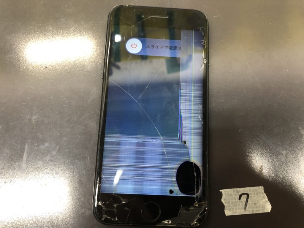 液晶不良 iPhone7 before スマホスピタル鹿児島店