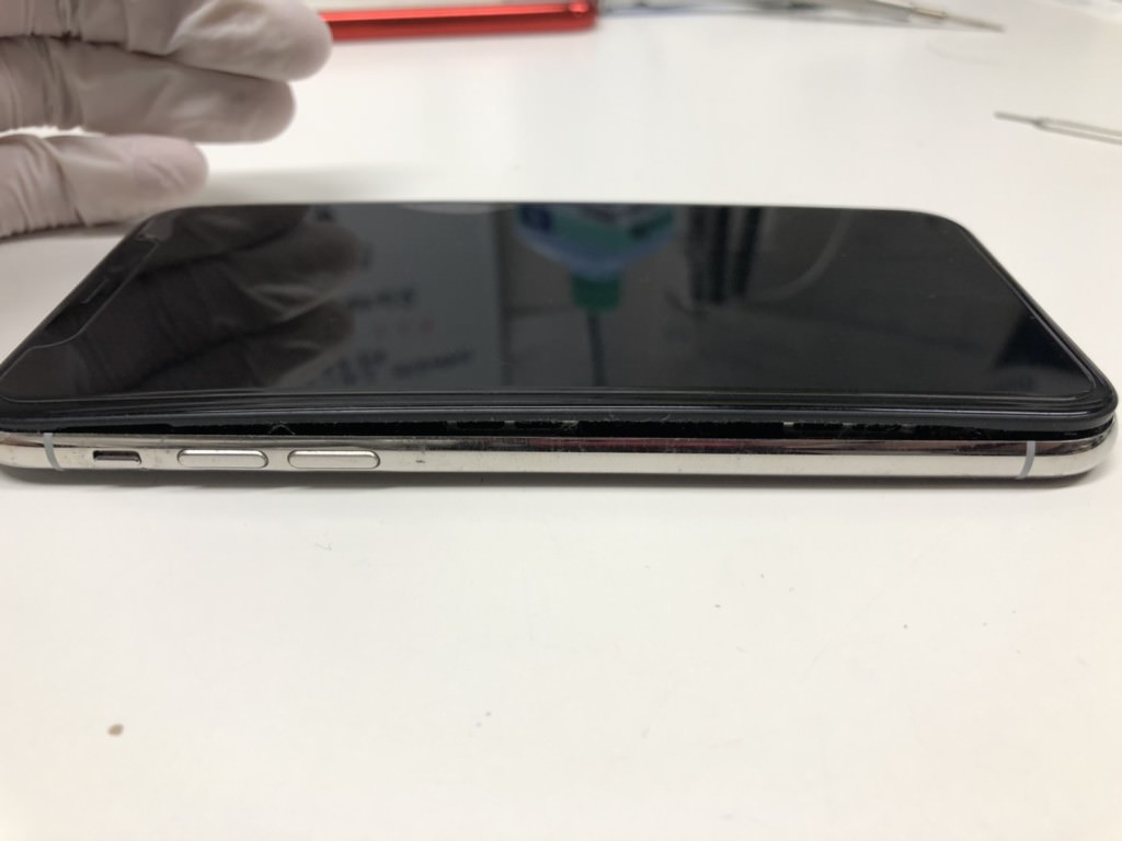 バッテリー交換　iPhone X スマホスピタル鹿児島店　before