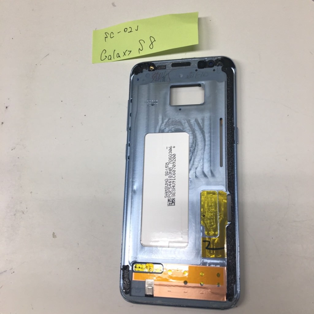 galaxy s8 画面交換 スマホスピタル鹿児島店 過程