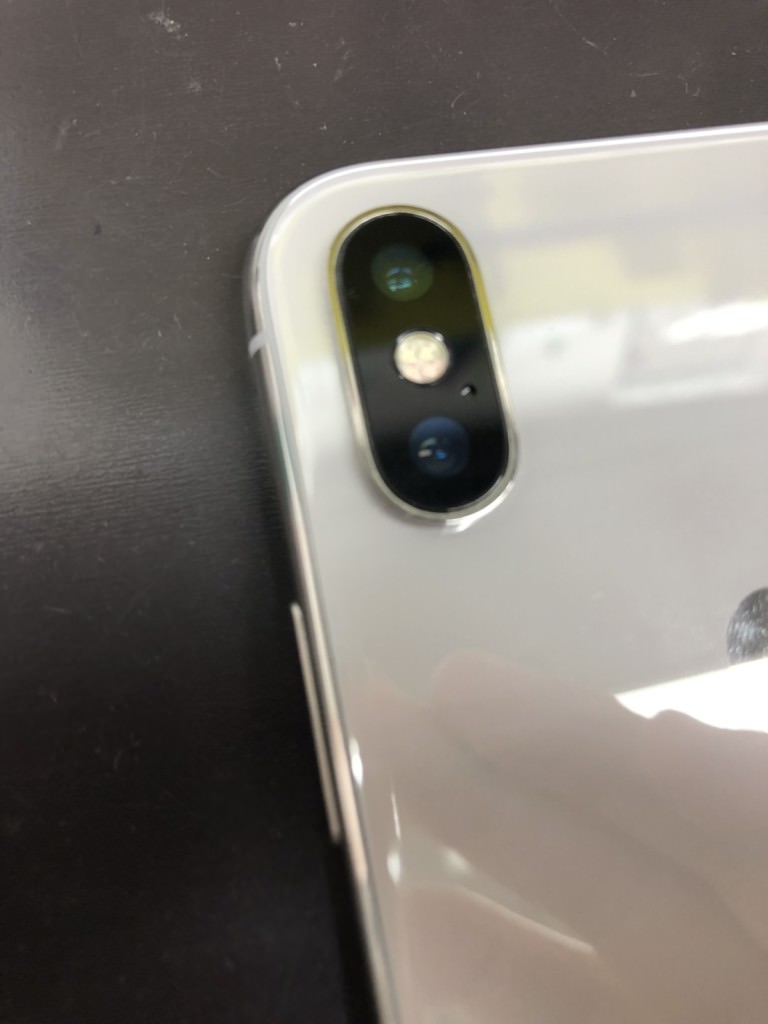 iPhone X カメラレンズ交換　after　スマホスピタル鹿児島店