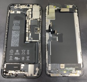 iPhoneXS 画面交換 スマホスピタル鹿児島店