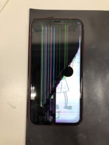 iPhoneXR 液晶交換修理 スマホスピタル鹿児島店
