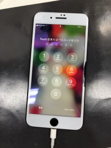 iPhone8plus ドックコネクター交換　スマホスピタル鹿児島店