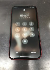 iPhoneXR 画面交換修理 スマホスピタル鹿児島店