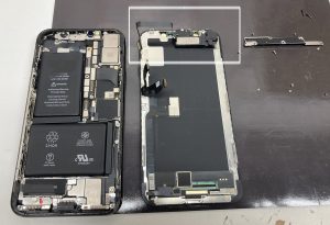 iPhoneX　表示不良　タッチ不良　画面交換修理