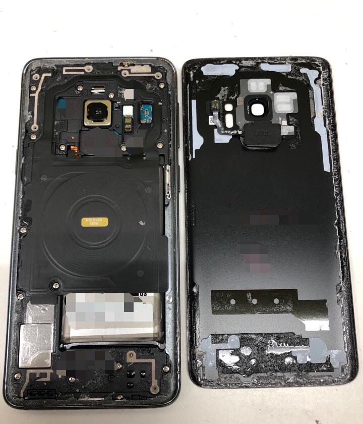 Galaxy S9 バッテリー膨張からの真っ二つ?! | スマホスピタル Galaxy S9 バッテリー膨張からの真っ二つ?! | スマホスピタル