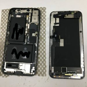 iPhoneX　画面交換　修理　スマホスピタル鹿児島店　分解4