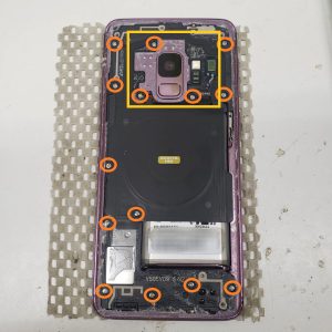 Galaxy S9　画面交換　スマホスピタル鹿児島店　修理2