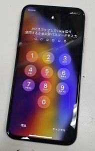 iPhone修理 iPhoneXS 画面交換修理 液晶漏れ スマホスピタル鹿児島店