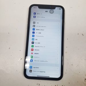 iPhoneXR　液晶漏れ　画面映らない　即日修理4