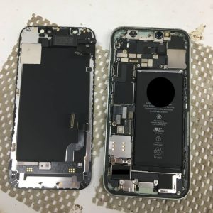 iPhone12mini　画面交換修理　スマホスピタル鹿児島店　データはそのまま