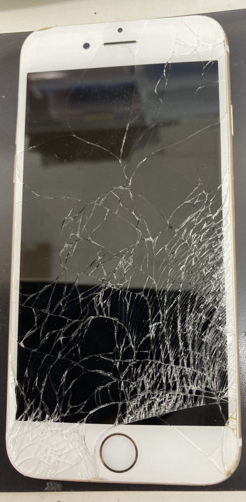 iPhone6画面交換修理前スマホスピタル佐賀駅前店
