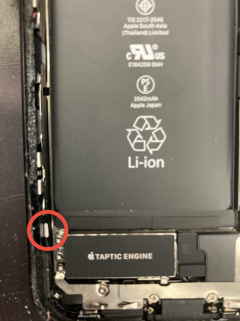 iPhoneXR画面交換修理展開画像2スマホスピタル佐賀駅前店