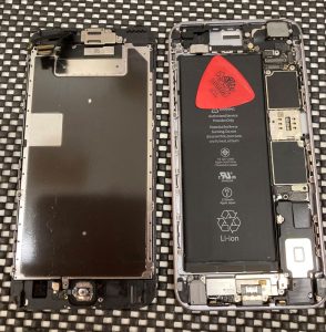 iPhone6sPlus 画面交換修理 パネル分離 スマホスピタル佐賀駅前店