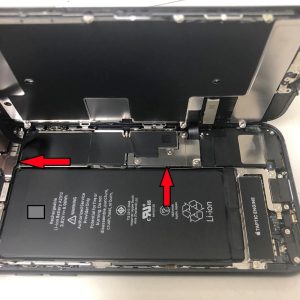 iPhone 8 画面交換修理 取り外し箇所 スマホスピタル佐賀駅前店