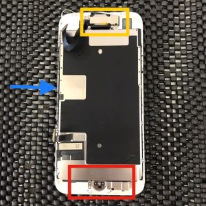 iPhone 8 画面交換修理 移植パーツ スマホスピタル佐賀駅前店