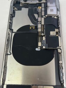 iPhoneX バッテリー交換取り付け前 スマホスピタル佐賀駅前店