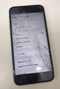 iPhoneSE（第2世代）、ガラス割れ、画面交換修理、iPhone修理、スマホスピタル佐賀駅前店