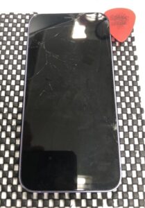 iPhone12mini, 画面割れ＆表示不良, iPhone修理, 画面交換修理, スマホスピタル佐賀駅前店