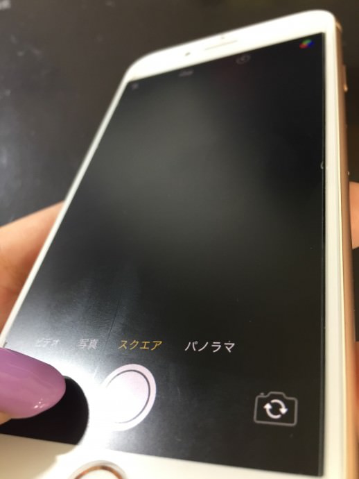 iPhone8　インカメラ　故障　大阪　修理　高槻