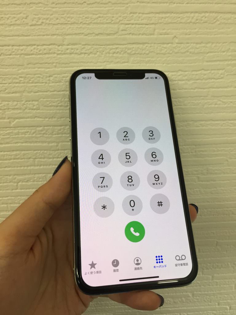 iPhoneXs画面交換修理　液晶　ガラス　スマホスピタル高槻店