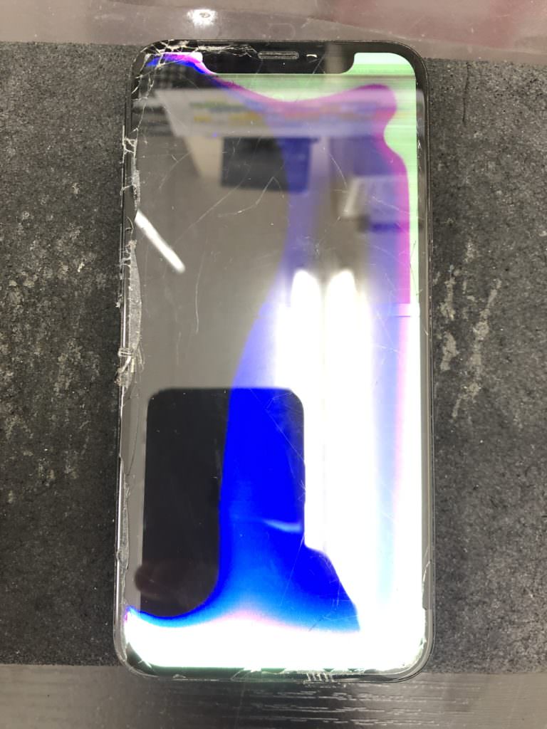 iPhoneX 液晶破損