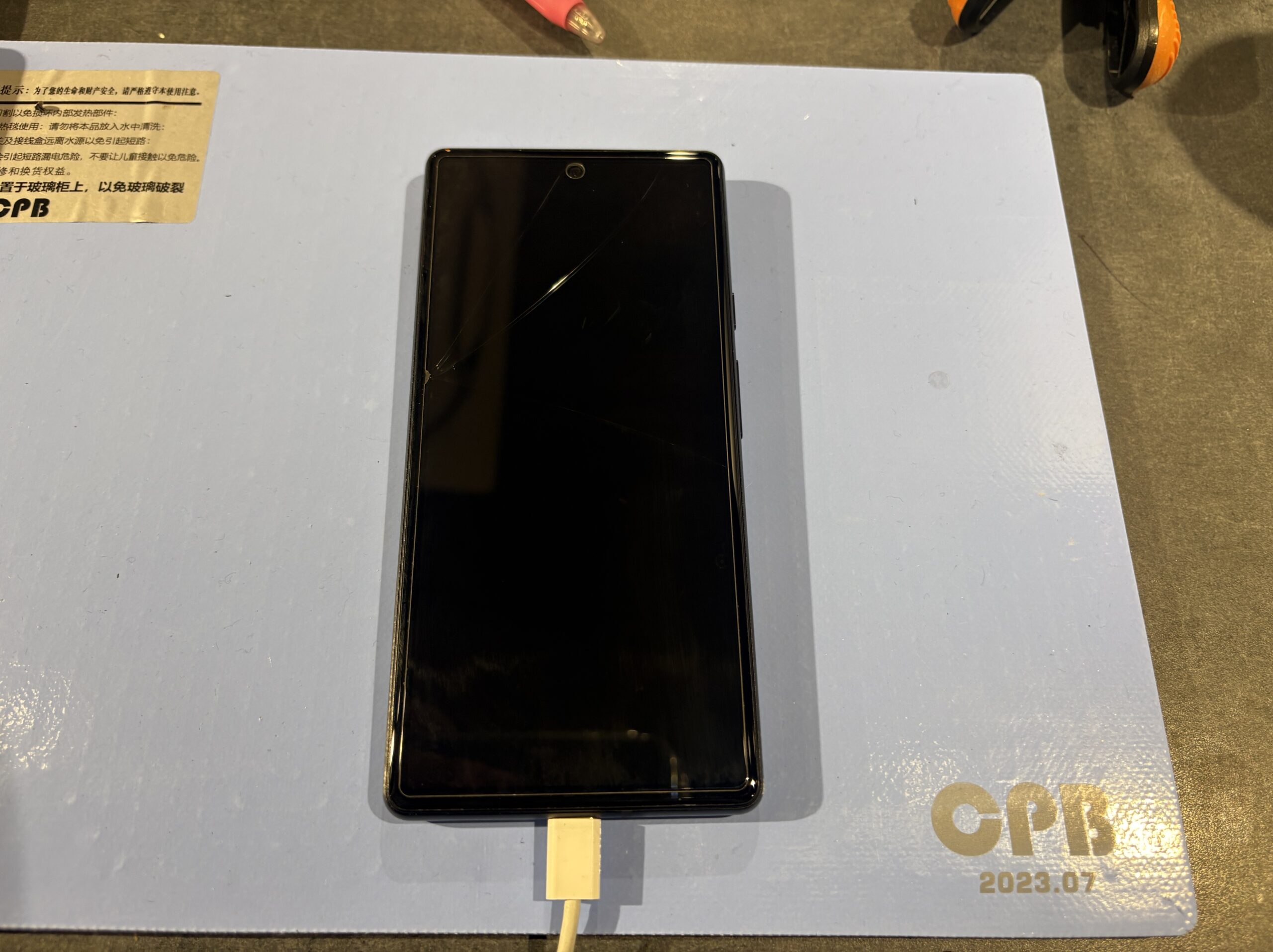 修理後(新品バッテリーに交換)