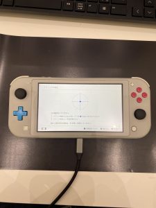 任天堂SwitchLiteのアナログスティックを京都洛南イオンで修理！